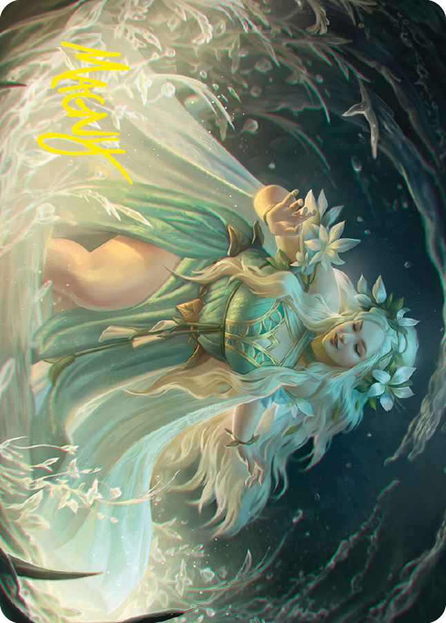 Image of Goldberry, River-Daughter Art Card (Gold-Stamped Signature) [The Lord of the Rings: Tales of Middle-earth Art Series]