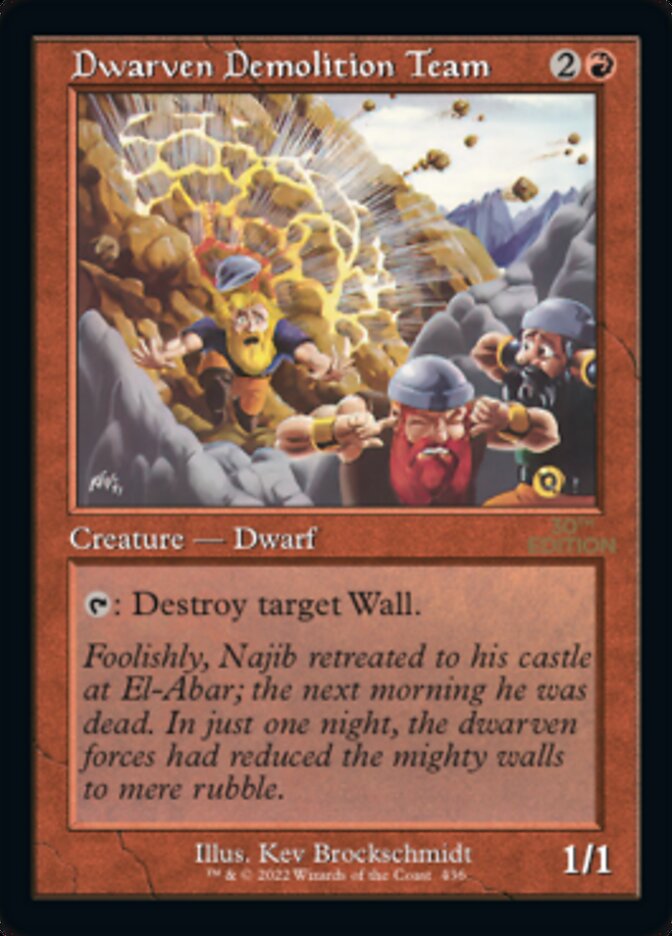 Image of Dwarven Demolition Team (Retro) [30th Anniversary Edition]