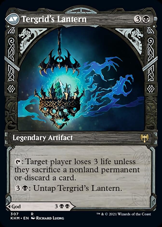 Image of Tergrid, God of Fright // Tergrid's Lantern (Showcase) [Kaldheim]