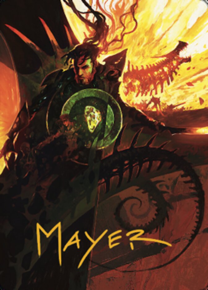 Image of Mishra's Command Art Card (Gold-Stamped Signature) [The Brothers' War Art Series]