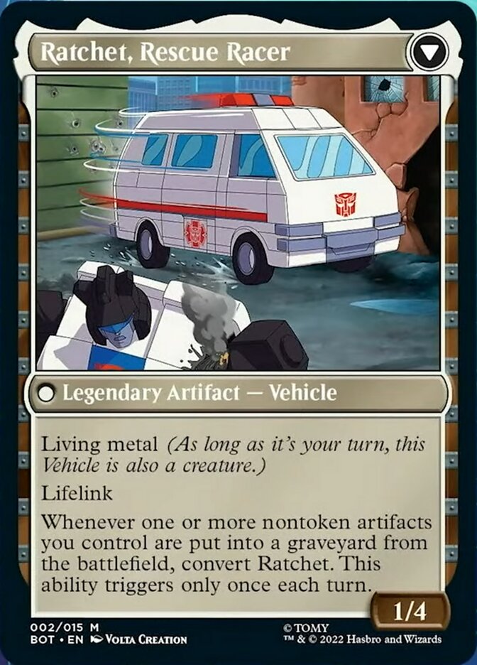 Image of Ratchet, Field Medic // Ratchet, Rescue Racer [Transformers]