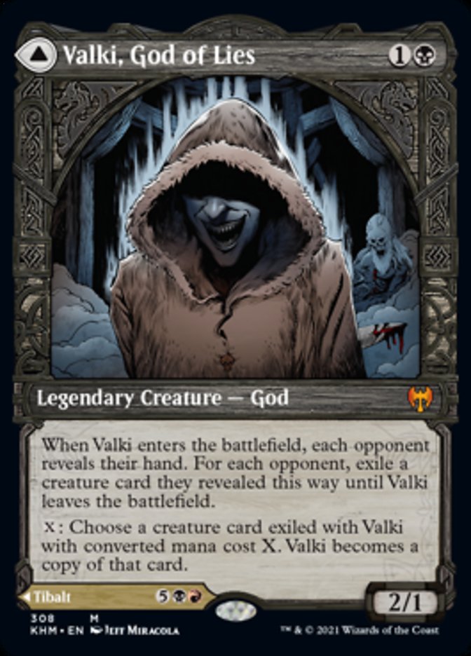 Image of Valki, God of Lies // Tibalt, Cosmic Impostor (Showcase) [Kaldheim]