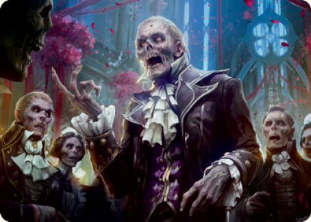 Image of Undead Butler Art Card [Innistrad: Crimson Vow Art Series]