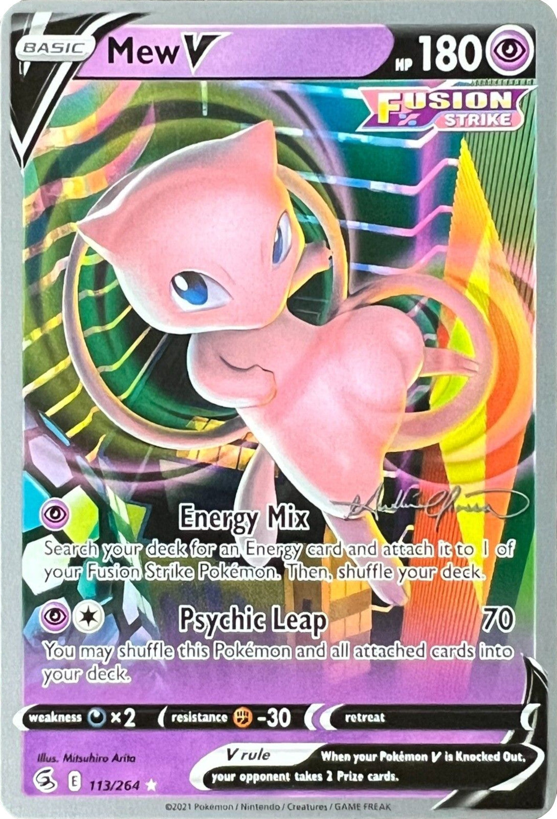 Image of Mew V (113/264) (The Shape of Mew - Andre Chiasson) [World Championships 2022]