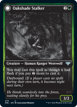 Image of Oakshade Stalker // Moonlit Ambusher [Innistrad: Double Feature]
