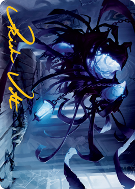 Image of Spectral Adversary Art Card (Gold-Stamped Signature) [Innistrad: Midnight Hunt Art Series]