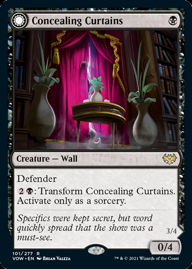 Image of Concealing Curtains // Revealing Eye [Innistrad: Crimson Vow]