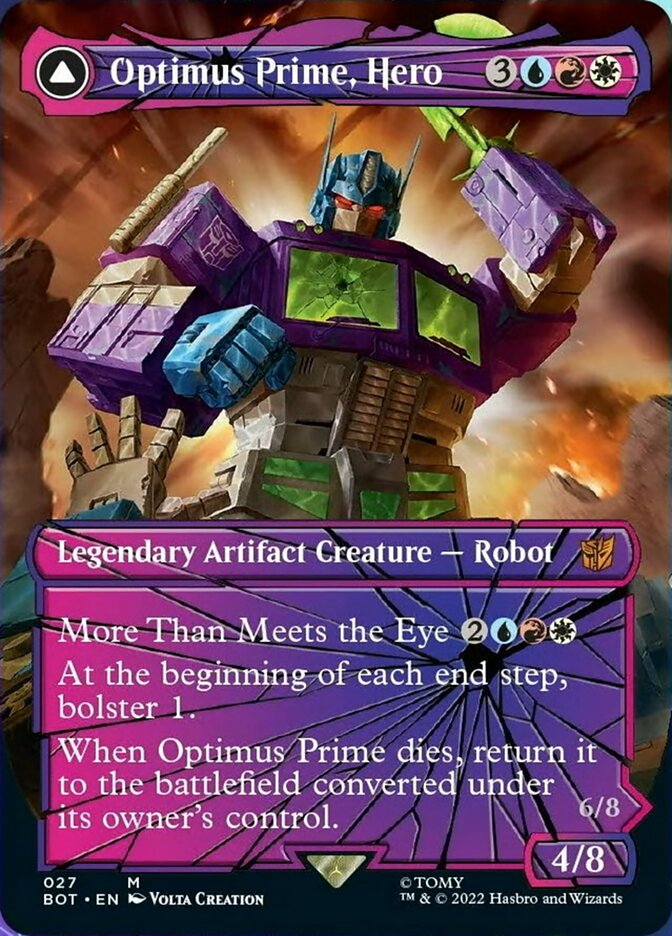 Image of Optimus Prime, Hero // Optimus Prime, Autobot Leader (Shattered Glass) [Transformers]