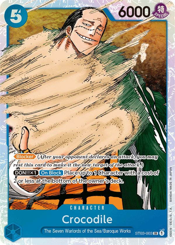 Image of Crocodile (003) [Starter Deck: The Seven Warlords of The Sea]