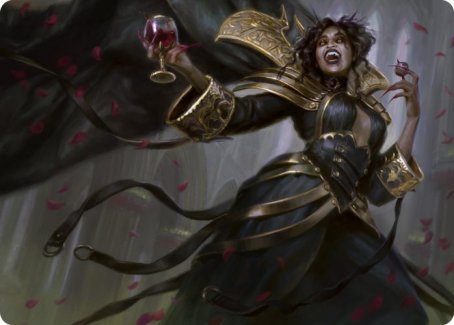 Image of Bloodcrazed Socialite Art Card [Innistrad: Crimson Vow Art Series]