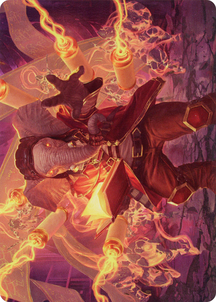 Image of Quintorius, Loremaster Art Card (52) [March of the Machine Art Series]