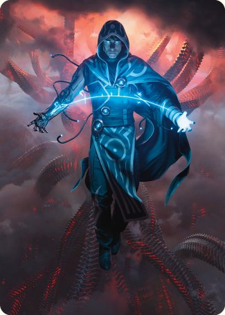 Image of Jace, the Perfected Mind Art Card [Phyrexia: All Will Be One Art Series]