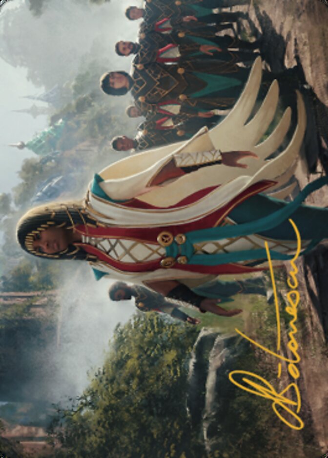 Image of Queen Kayla bin-Kroog Art Card (Gold-Stamped Signature) [The Brothers' War Art Series]