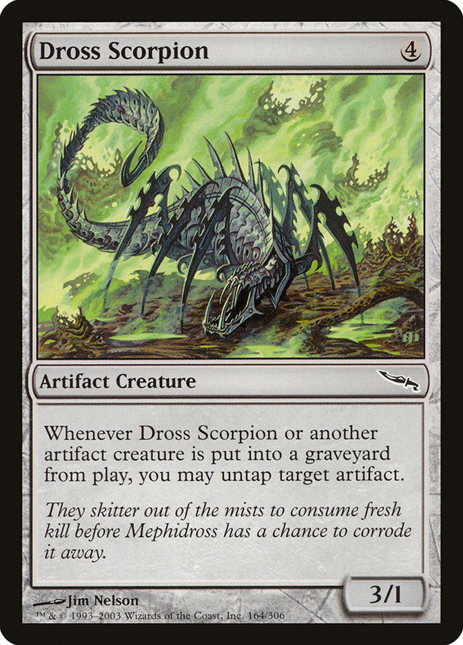 Dross Scorpion [Mirrodin]