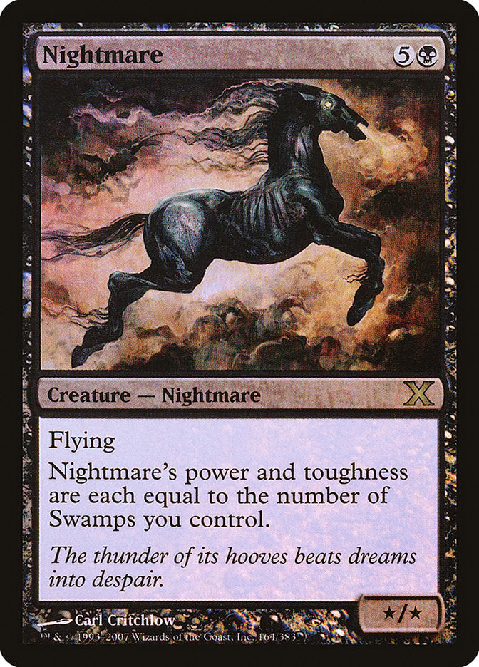 Image of Nightmare (Premium Foil) [Tenth Edition]