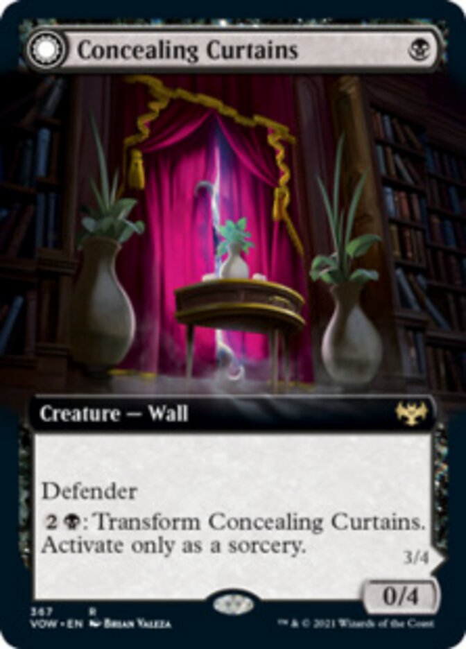Image of Concealing Curtains // Revealing Eye (Extended Art) [Innistrad: Crimson Vow]