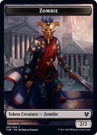 Image of Zombie // Satyr Double-Sided Token [Theros Beyond Death Tokens]