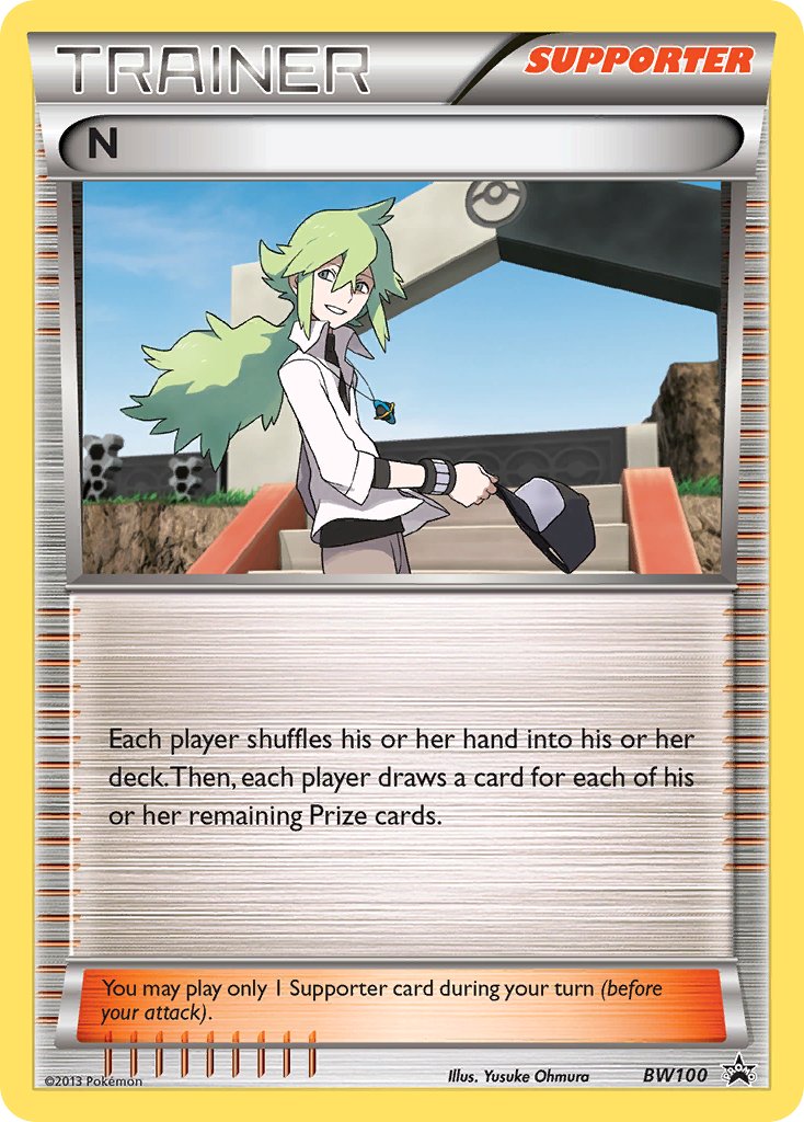 Image of N (BW100) (League Promo) (Supporter Battle Arena Deck Exclusive) (Theme Deck Exclusive) [Black & White: Black Star Promos]