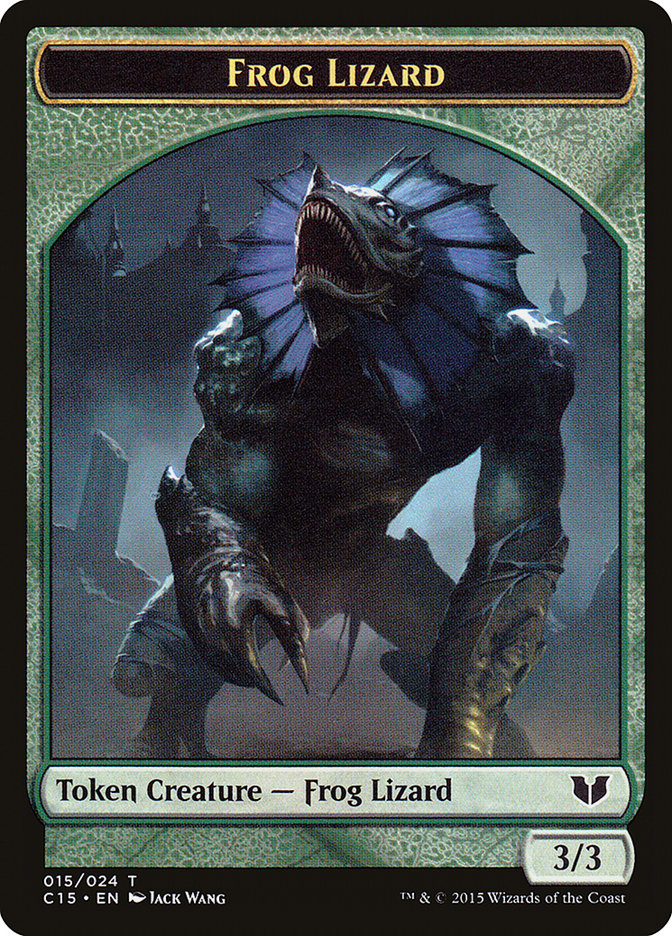 Image of Frog Lizard // Germ Double-Sided Token [Commander 2015 Tokens]