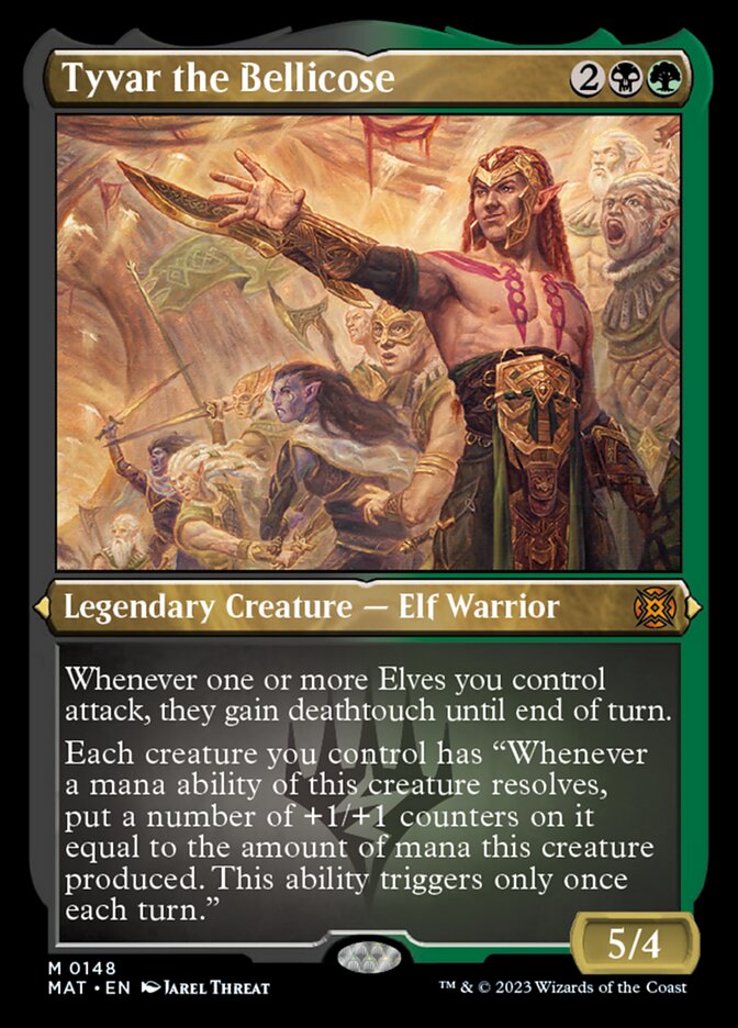 Image of Tyvar the Bellicose (Foil Etched) [March of the Machine: The Aftermath]