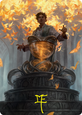 Image of Introduction to Prophecy Art Card (Gold-Stamped Signature) [Strixhaven: School of Mages Art Series]