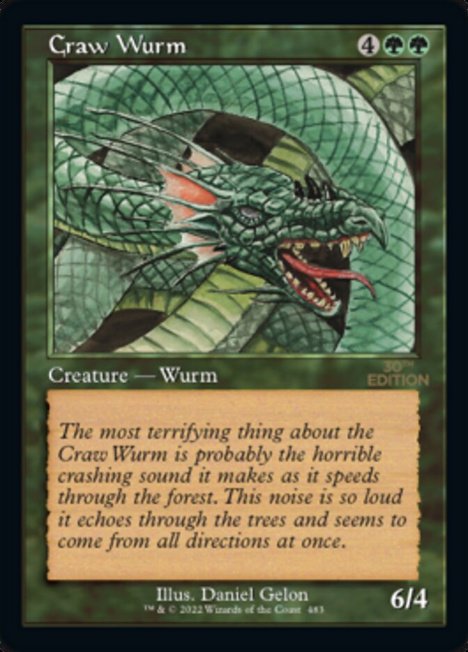 Image of Craw Wurm (Retro) [30th Anniversary Edition]