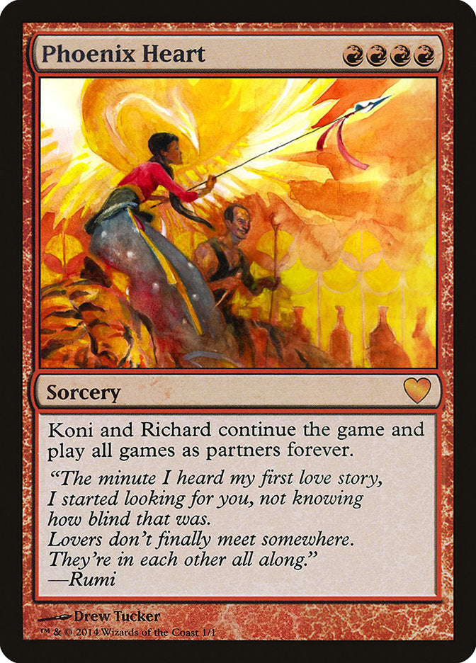 Image of Phoenix Heart [Celebration Cards]