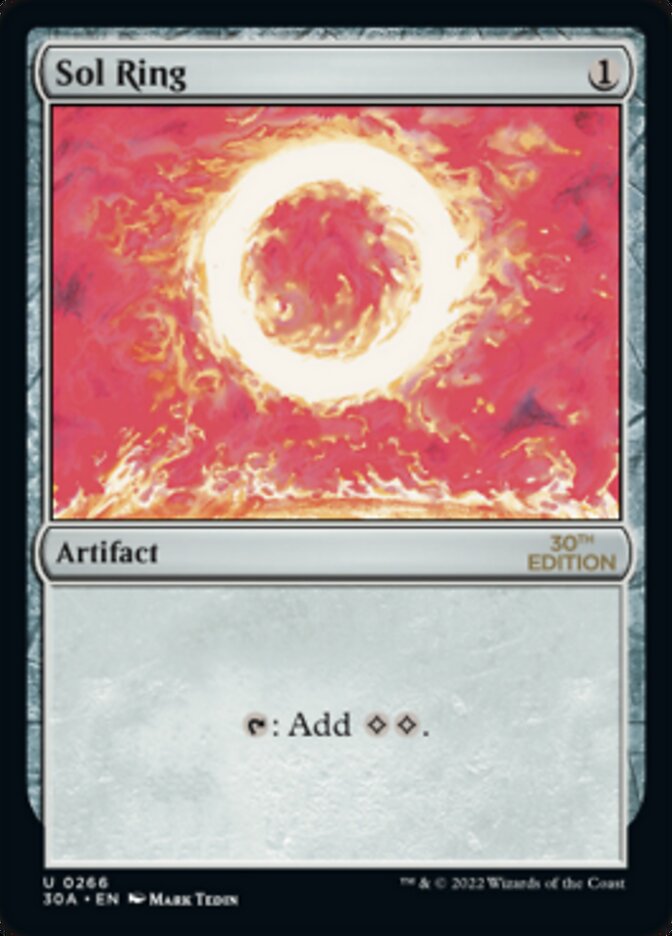 Image of Sol Ring (266) [30th Anniversary Edition]