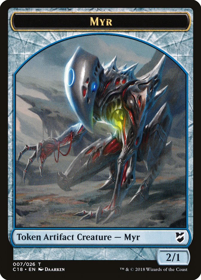Image of Myr Token (007/026) [Commander 2018 Tokens]