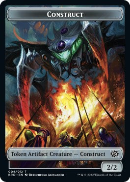 Image of Powerstone // Construct (004) Double-Sided Token [The Brothers' War Tokens]