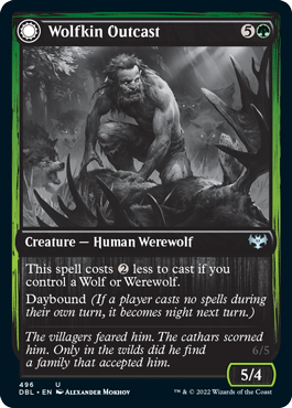 Image of Wolfkin Outcast // Wedding Crasher [Innistrad: Double Feature]