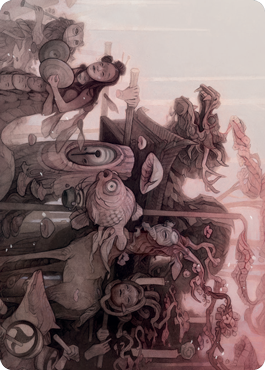 Image of March of Burgeoning Life Art Card [Kamigawa: Neon Dynasty Art Series]