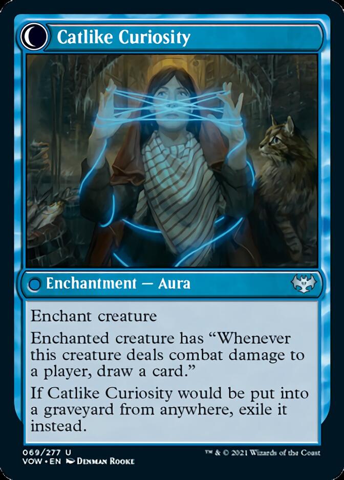 Image of Mischievous Catgeist // Catlike Curiosity [Innistrad: Crimson Vow]