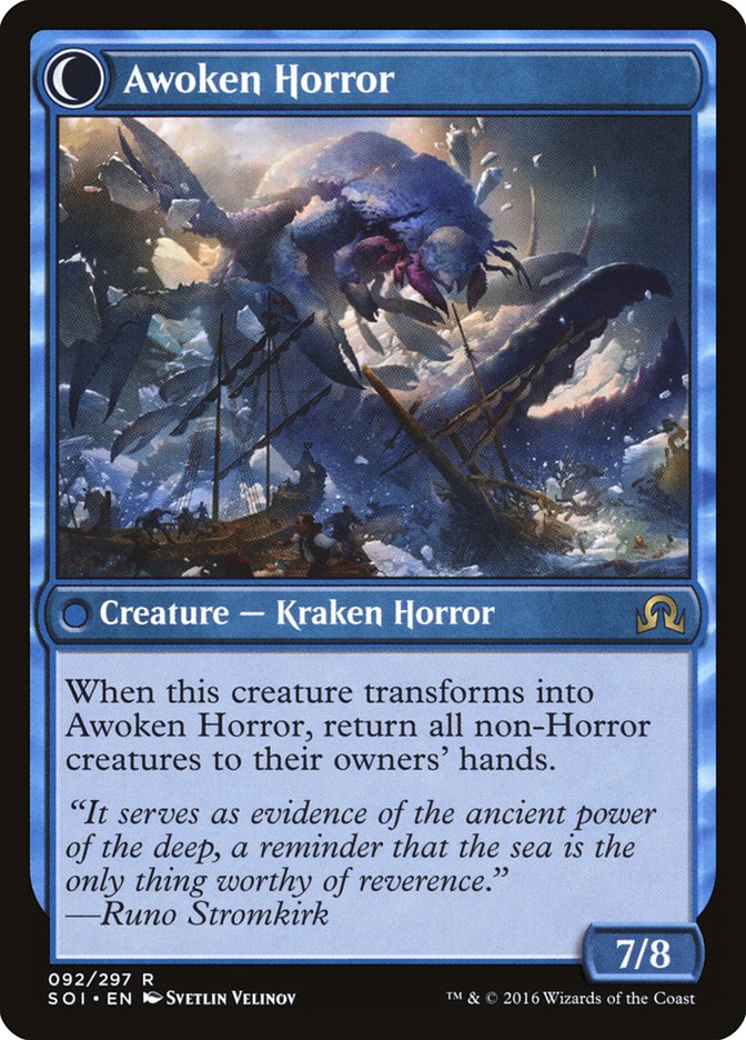 Image of Thing in the Ice // Awoken Horror [Shadows over Innistrad]
