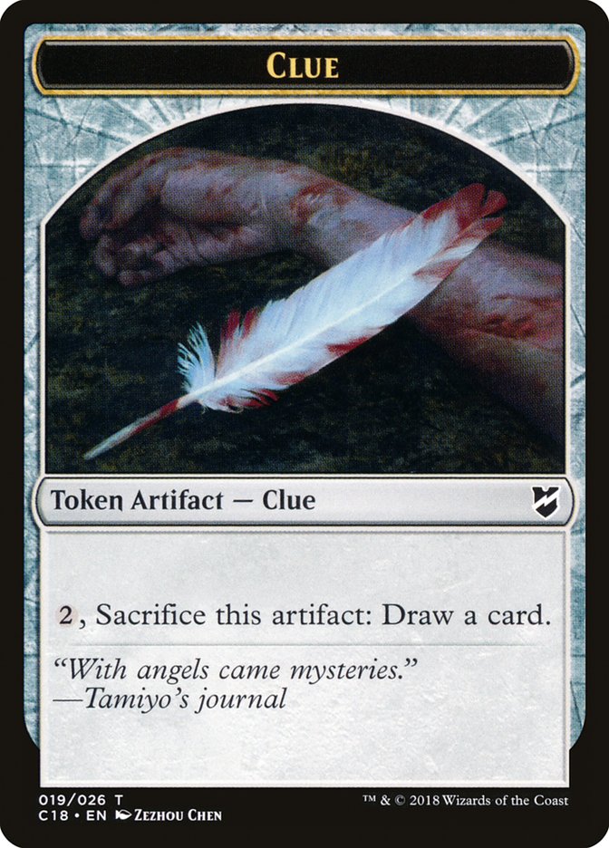 Image of Clue Token [Commander 2018 Tokens]