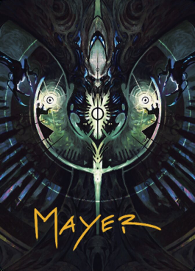 Image of Gix's Command Art Card (Gold-Stamped Signature) [The Brothers' War Art Series]