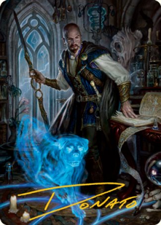 Image of Mordenkainen Art Card (Gold-Stamped Signature) [Dungeons & Dragons: Adventures in the Forgotten Realms Art Series]