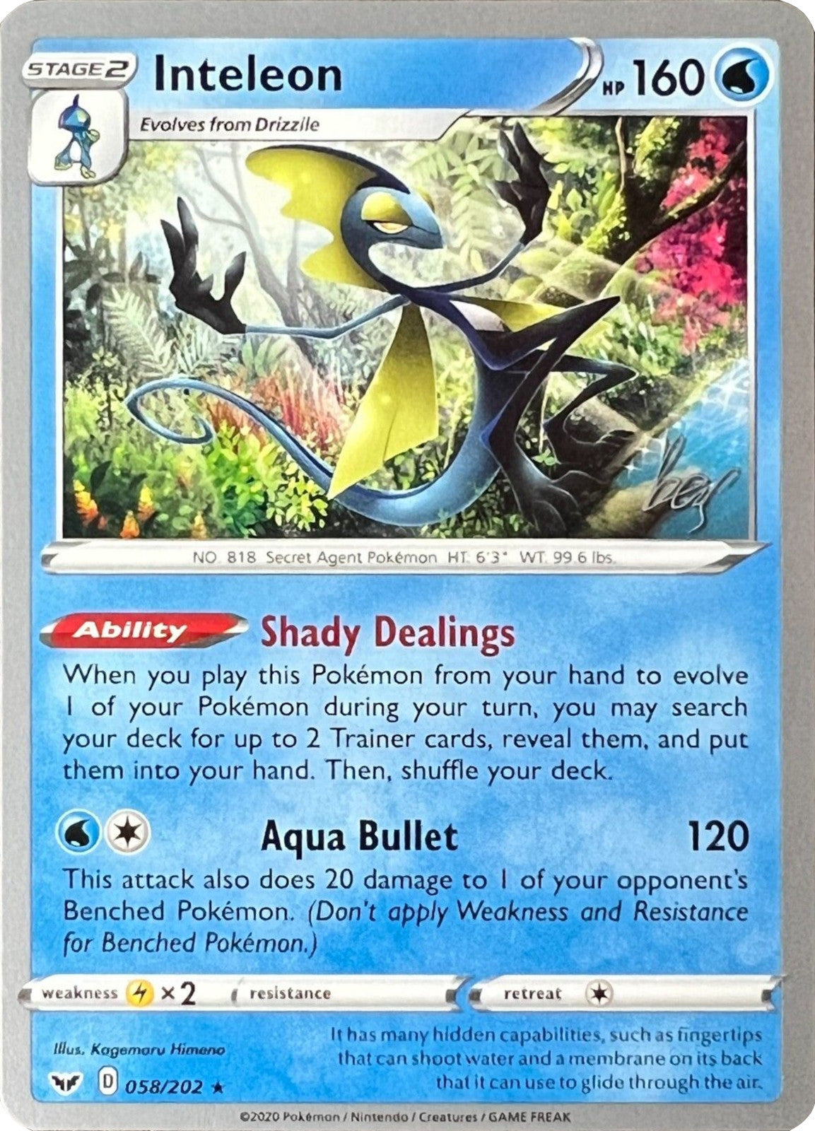 Image of Inteleon (058/202) (Cheryl Again - Sebastian Lashmet) [World Championships 2022]