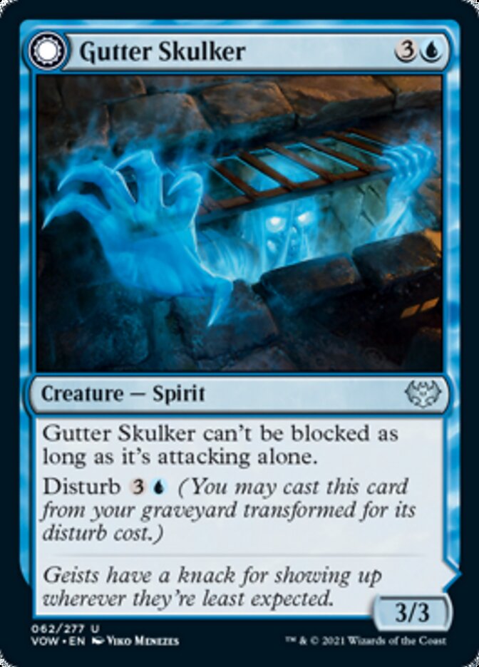 Image of Gutter Skulker // Gutter Shortcut [Innistrad: Crimson Vow]