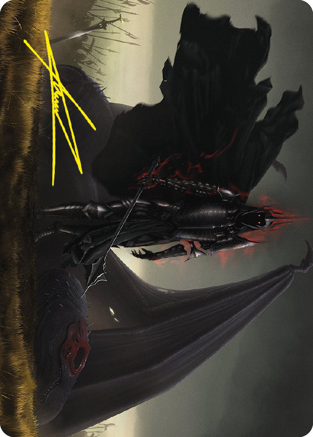 Image of Witch-king of Angmar Art Card (Gold-Stamped Signature) [The Lord of the Rings: Tales of Middle-earth Art Series]