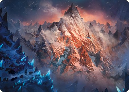 Image of Mountain Art Card [The Lord of the Rings: Tales of Middle-earth Art Series]
