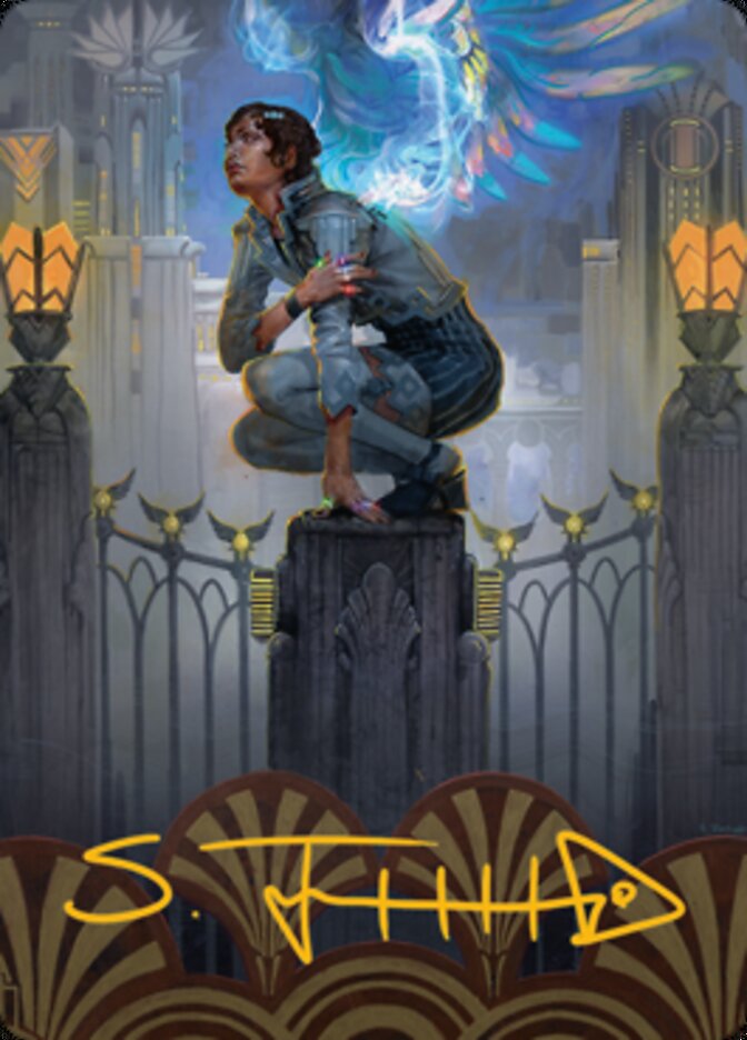 Image of Giada, Font of Hope 2 Art Card (Gold-Stamped Signature) [Streets of New Capenna Art Series]