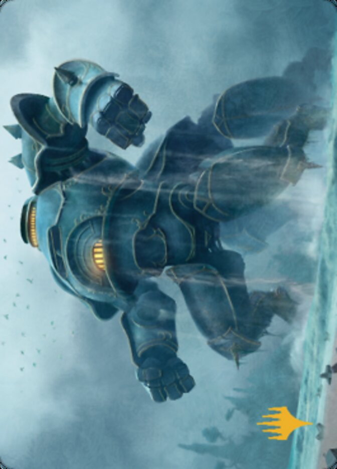Image of Depth Charge Colossus Art Card (Gold-Stamped Planeswalker Symbol) [The Brothers' War Art Series]