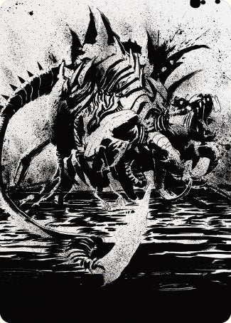 Image of Karumonix, the Rat King Art Card [Phyrexia: All Will Be One Art Series]