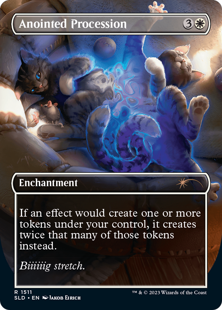 Image of Anointed Procession // Anointed Procession [Secret Lair Commander Deck: Raining Cats and Dogs]