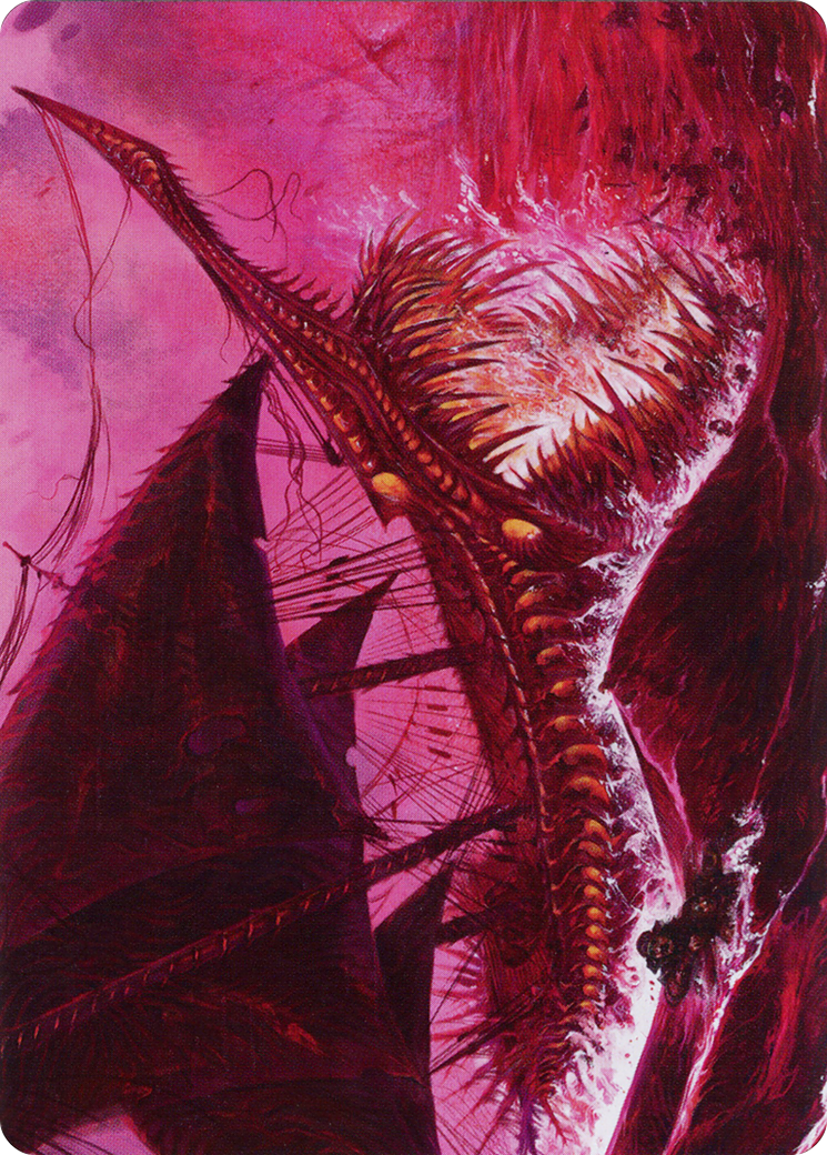 Image of Marauding Dreadship Art Card [March of the Machine Art Series]