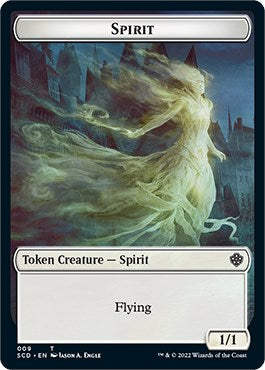 Image of Cat Bird // Spirit Double-Sided Token [Starter Commander Decks]