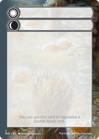 Image of Helper Card (4/9) [Innistrad: Midnight Hunt Tokens]