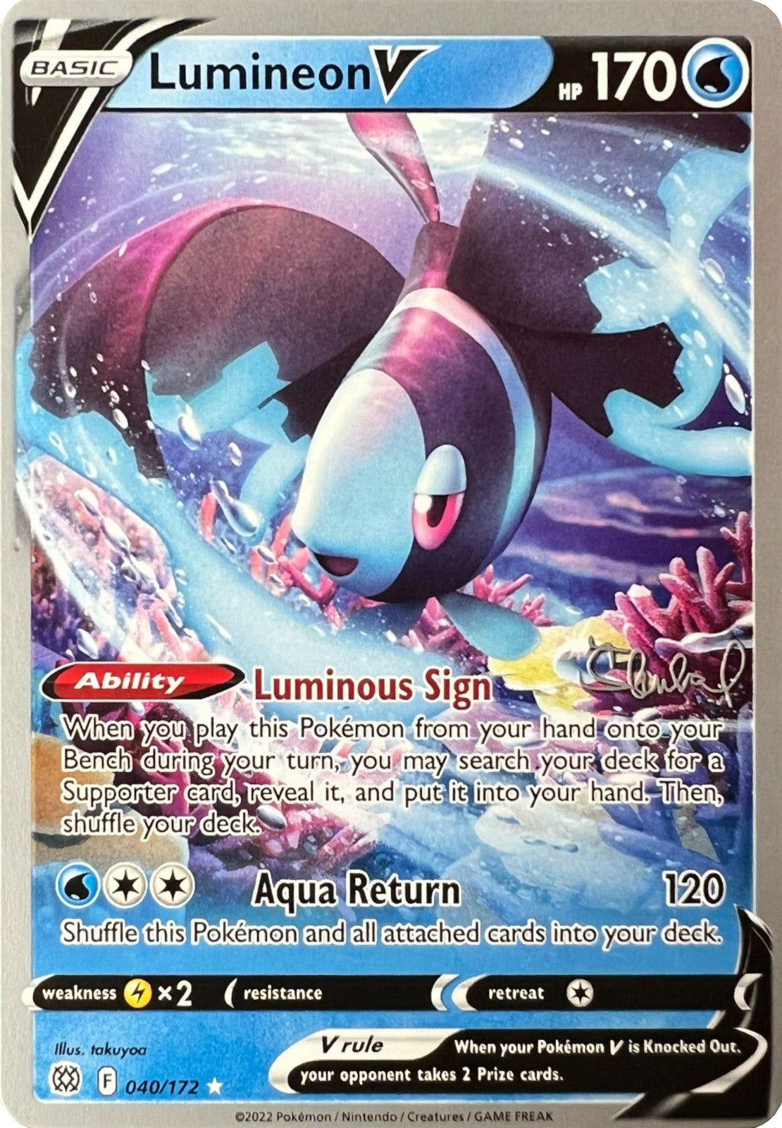 Image of Lumineon V (040/172) (ADP - Ondrej Skubal) [World Championships 2022]
