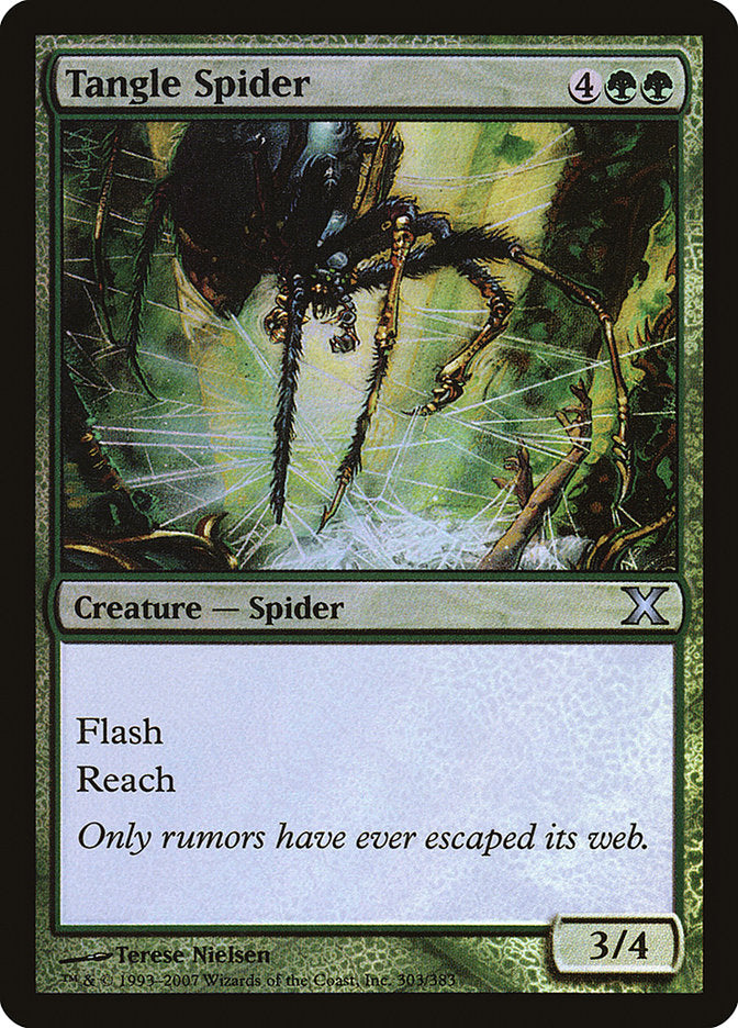 Image of Tangle Spider (Premium Foil) [Tenth Edition]